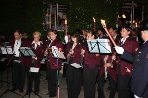 Ersinger Musikkapelle beim Zapfenstreich 2009