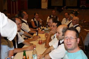 Ersinger Musikkapelle beim Zapfenstreich 2009