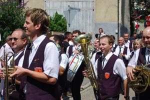 Ersinger Musikkapelle beim Jubiläums-Festumzug der FFW 2009