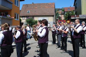 Ersinger Musikkapelle beim Jubiläums-Festumzug der FFW 2009