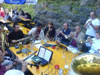 Frühschoppen beim Sommerfest der KG Fledermaus 2009