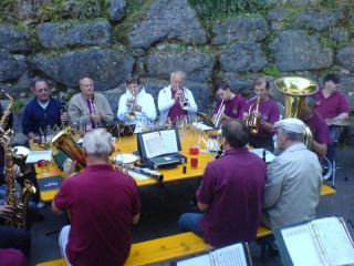 Frühschoppen beim Sommerfest der KG Fledermaus 2009