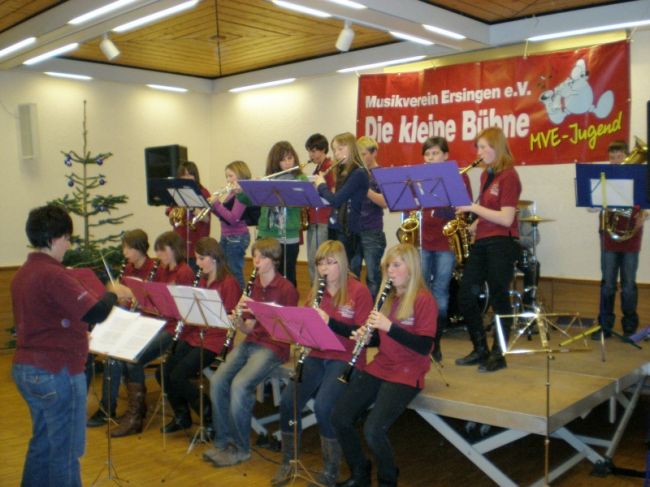 Auftritt des Schülerorchesters bei der kleinen Bühne 2009
