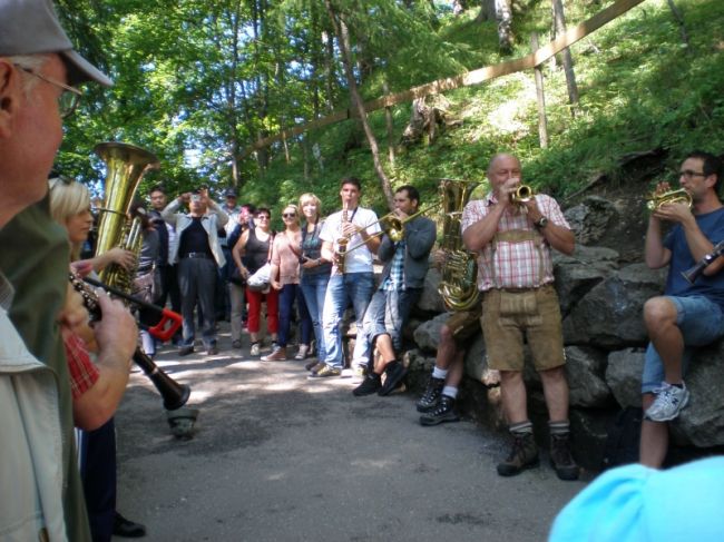 Unsere Musik beim Schloss Neuschwanstein