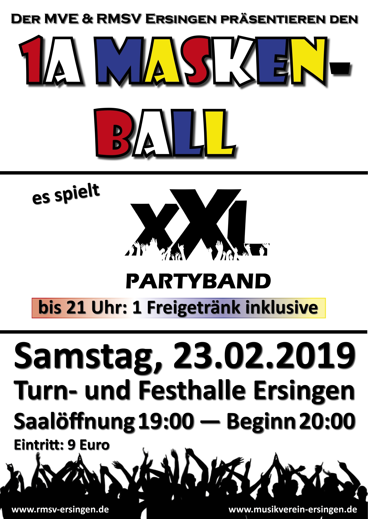 2019-01 Plakat-Maskenball-2019