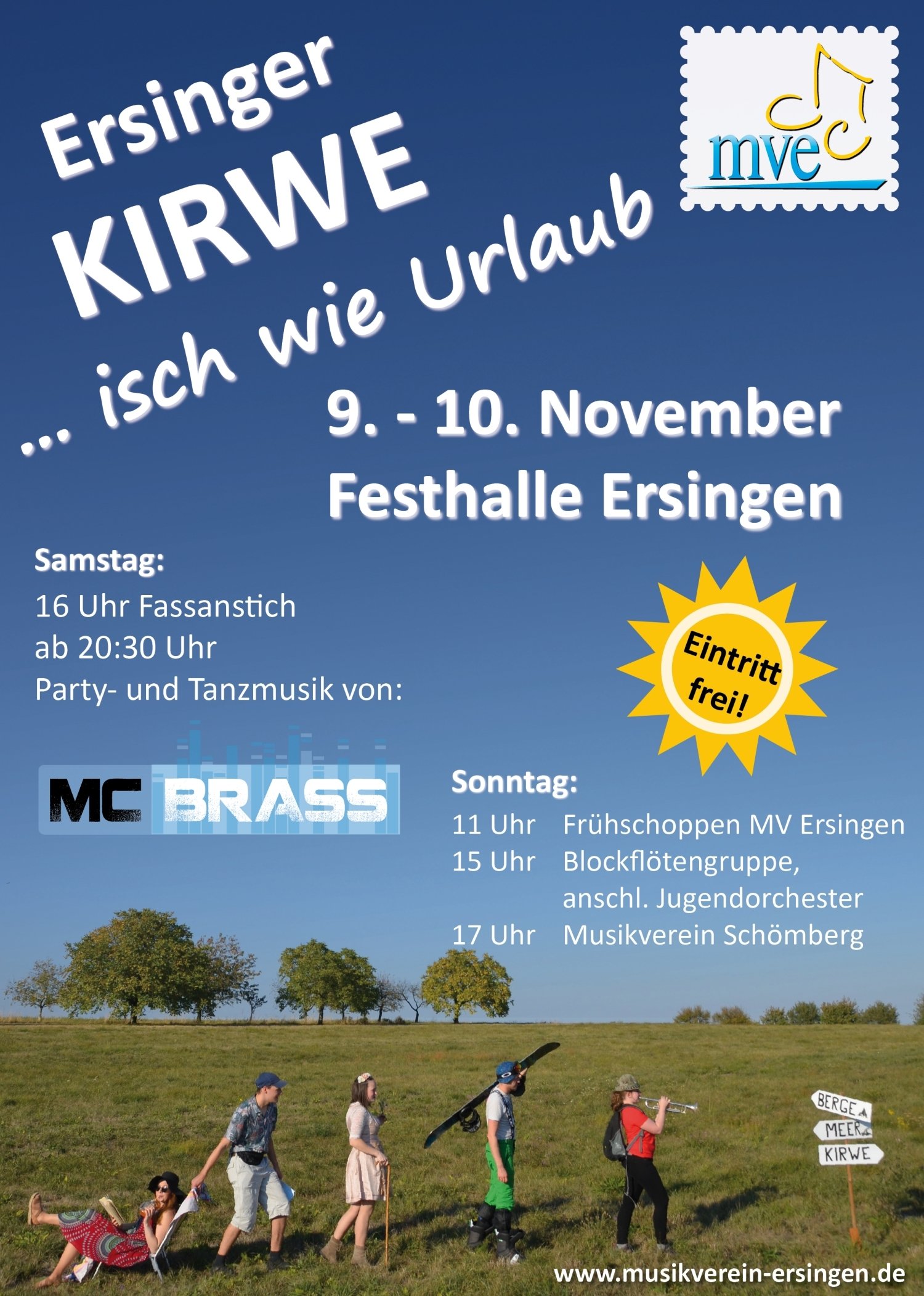 Ersinger Kirwe isch wie Urlaub