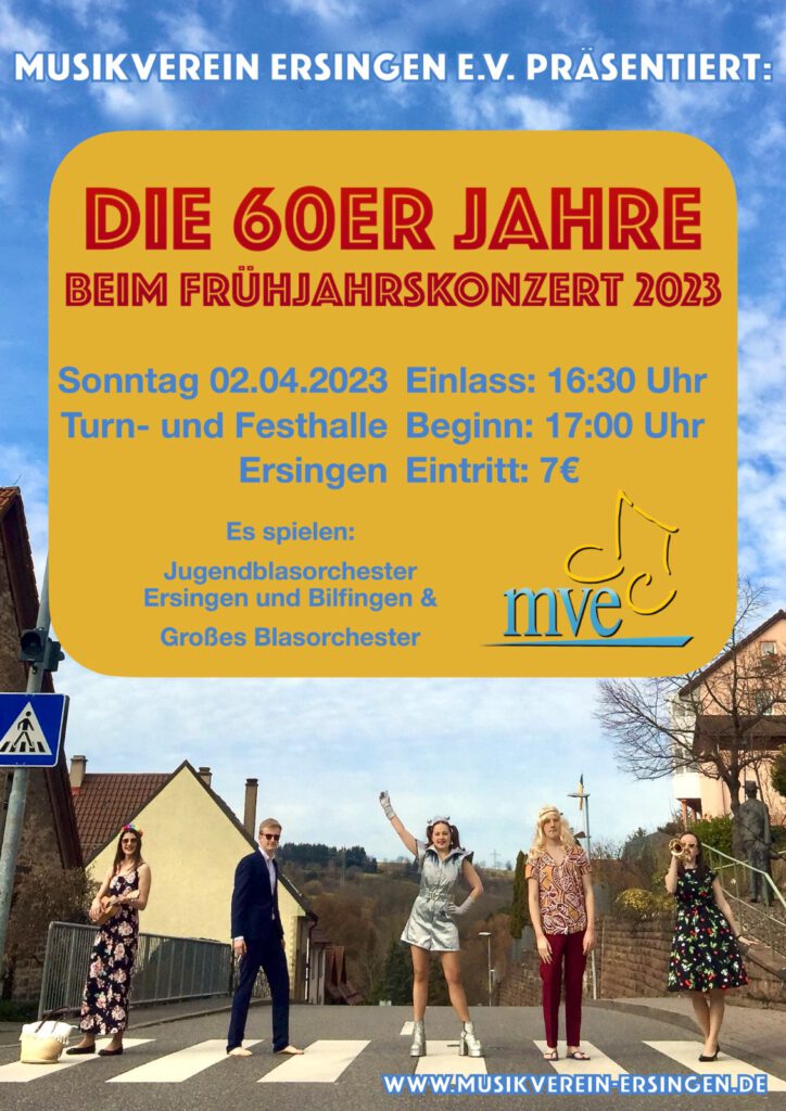 Plakat Frühjahrskonzert 2023