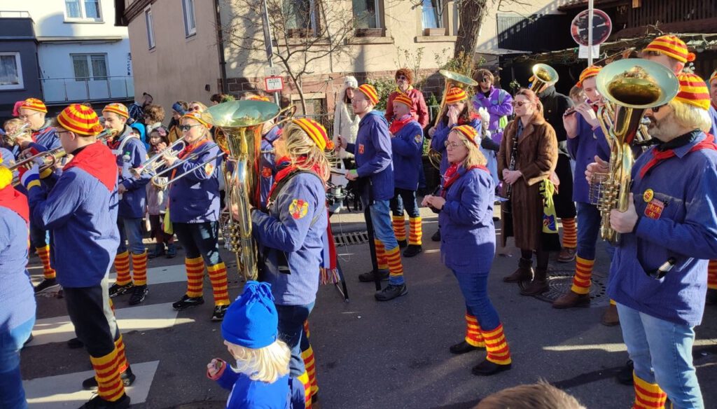 Der MVE beim Kinderumzug Ersingen 2023